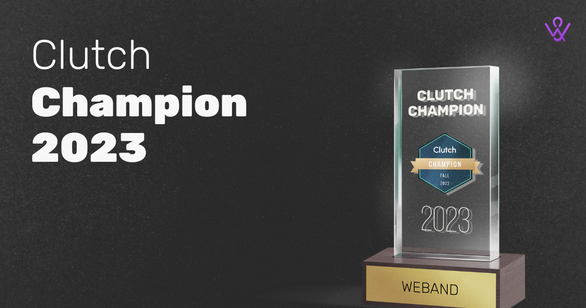 Weband honored as a Clutch Champion for 2023 image