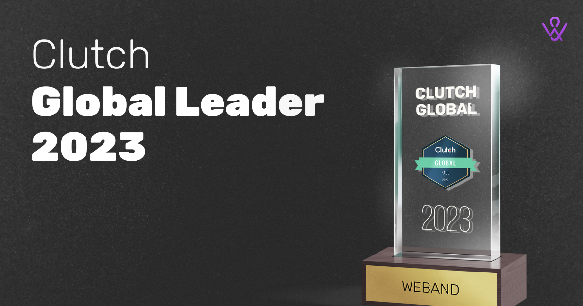 Weband recognized as a Clutch Global Leader for 2023 image