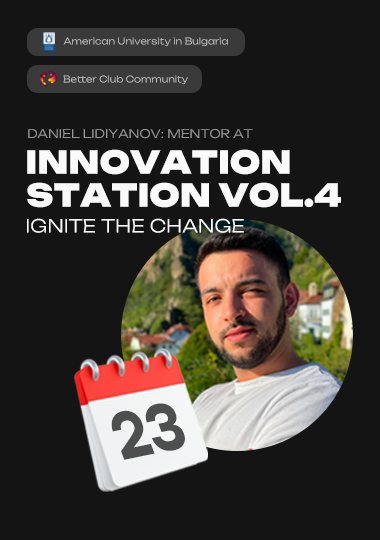 Daniel Lidiyanov: Mentor at Innovation Station vol.4.
