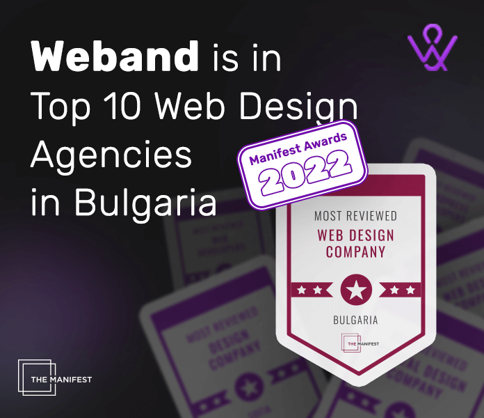 Weband in the Top 10 Web Design Companies in Bulgaria