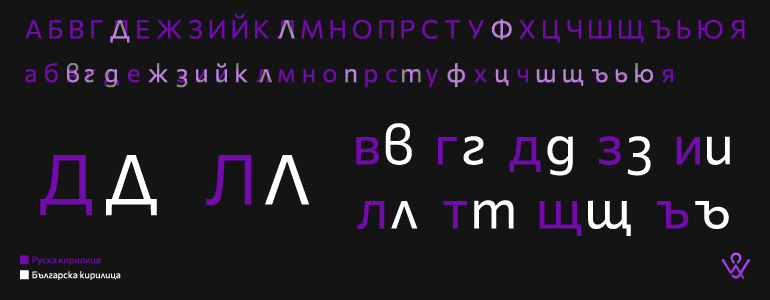 Free fonts for web design in Bulgarian Cyrillic image