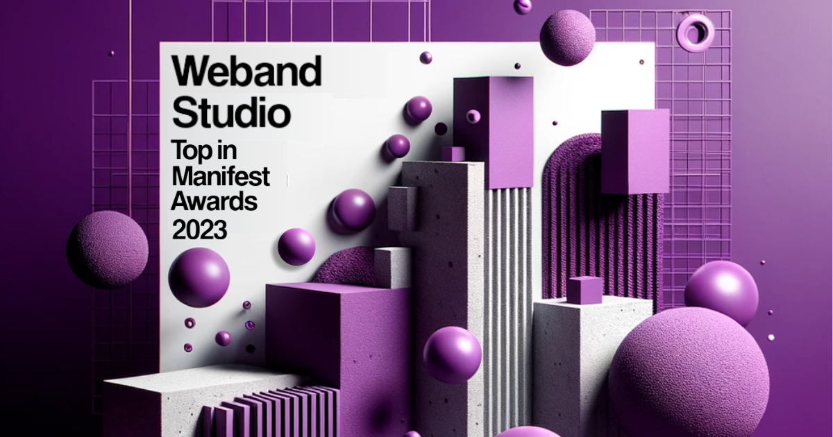 Weband Studio: Top in Bulgaria Manifest Awards 2023.